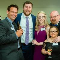 Group of guests after the Enrichment Dinner
